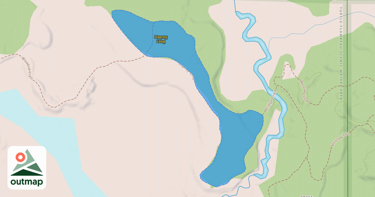 Map of Osprey Loop