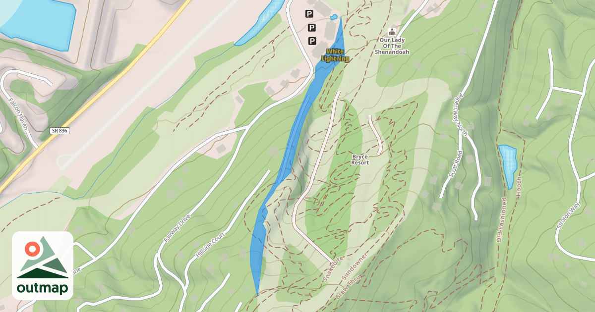 Map of White Lightning