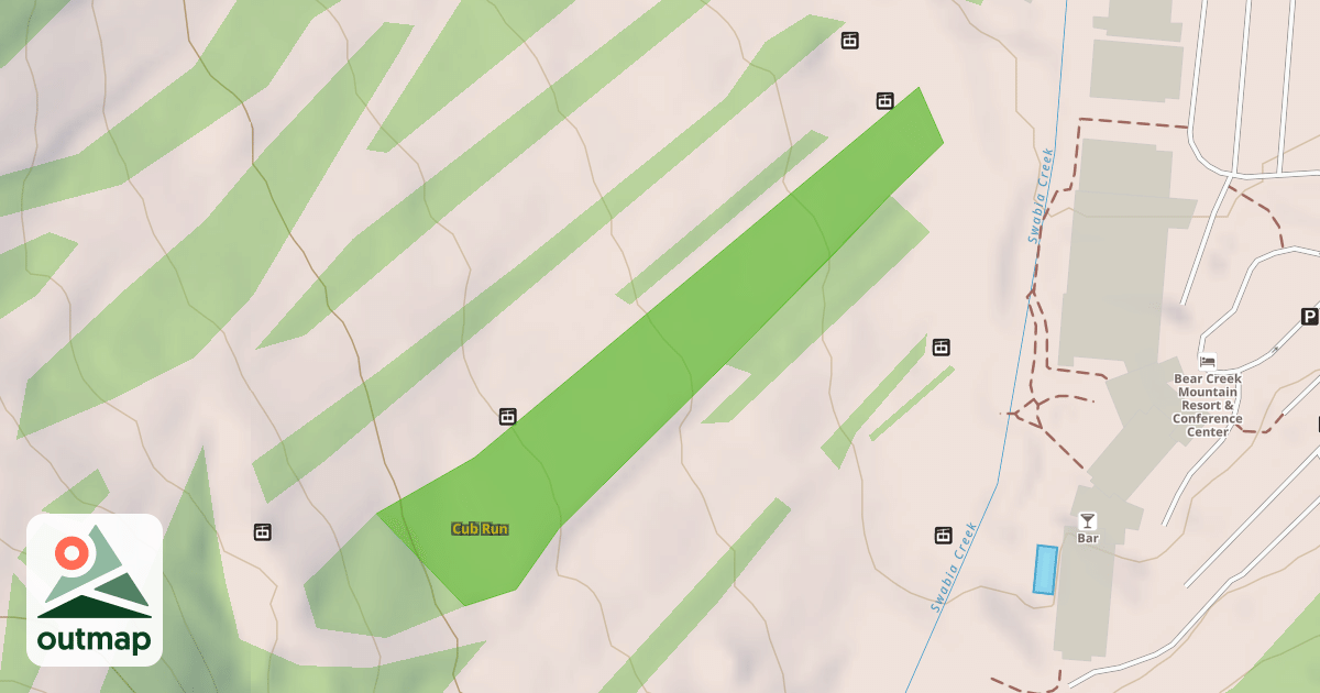 Map of Cub Run