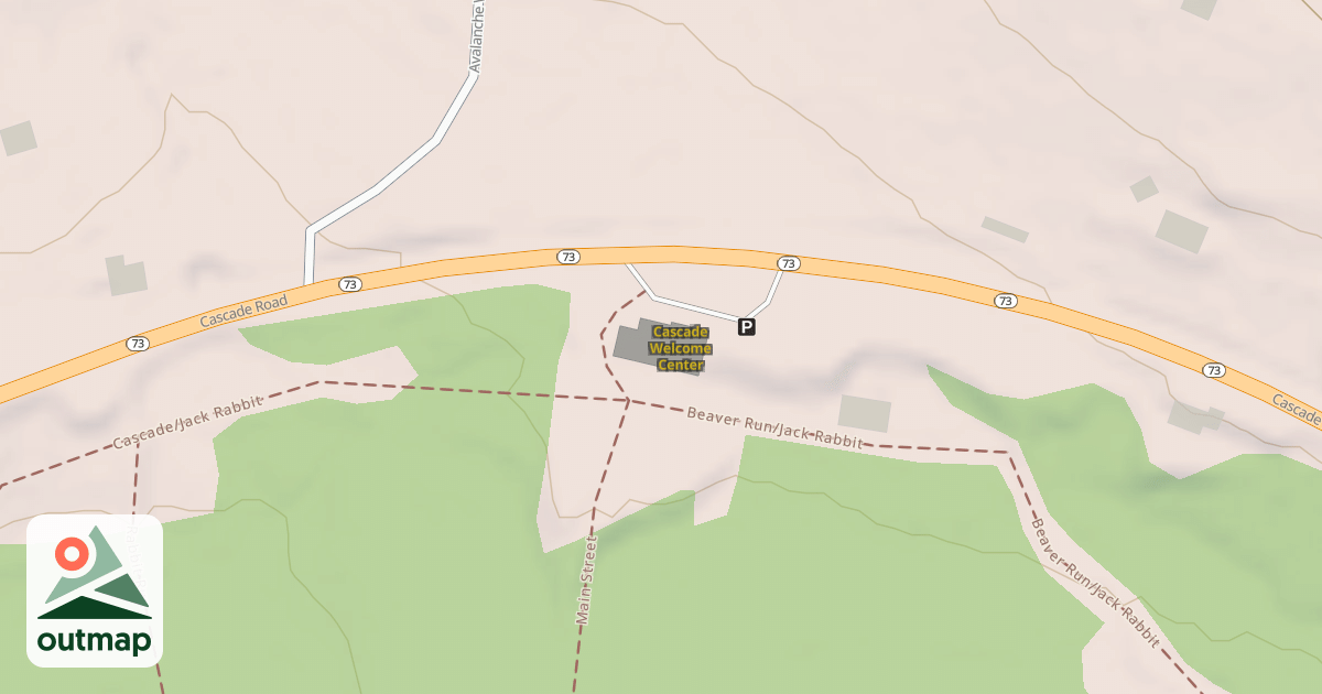 Map of Cascade Welcome Center