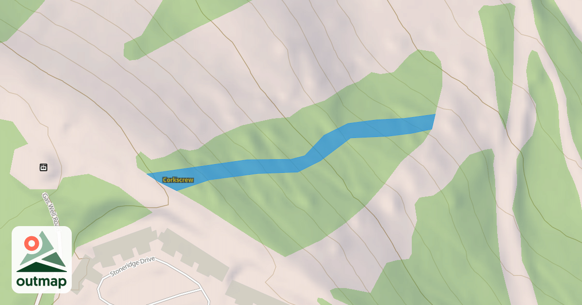 Map of Corkscrew