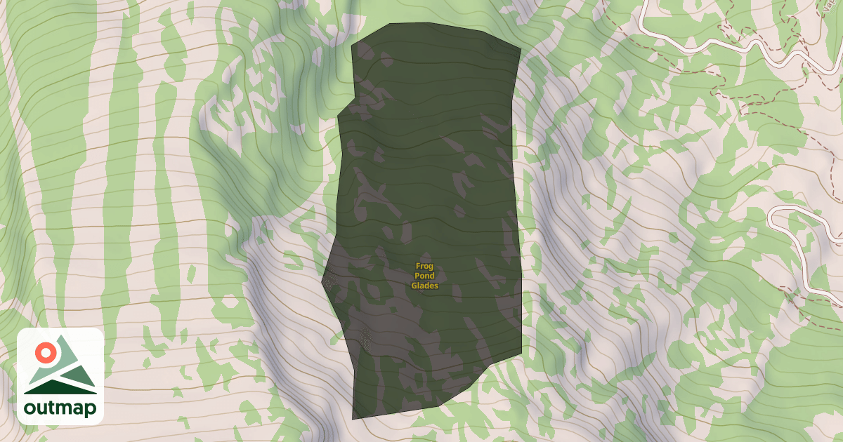 Map of Frog Pond Glades