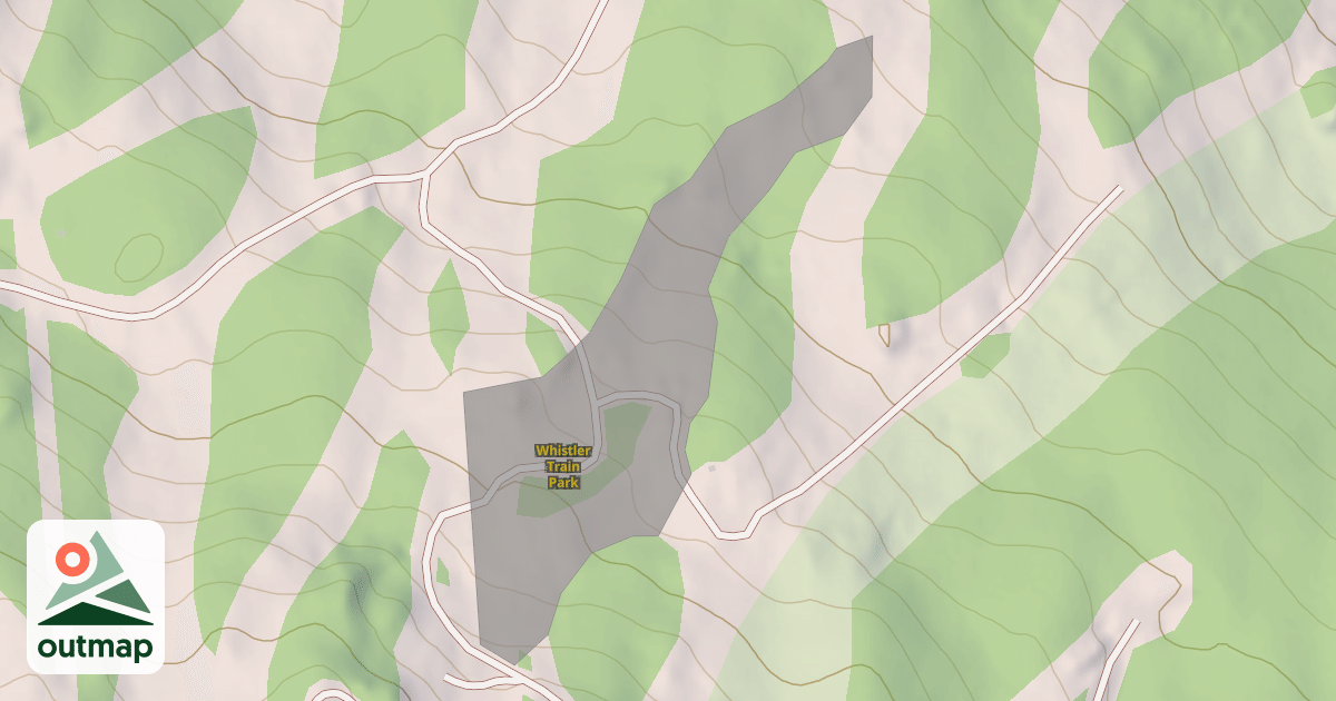 Map of Whistler Train Park