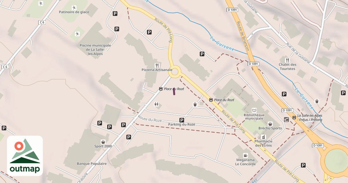 Map of Climbing Gym