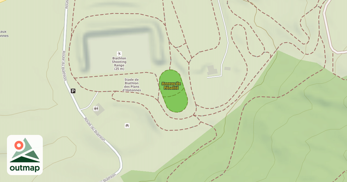 Map of Anneau de Pénalité