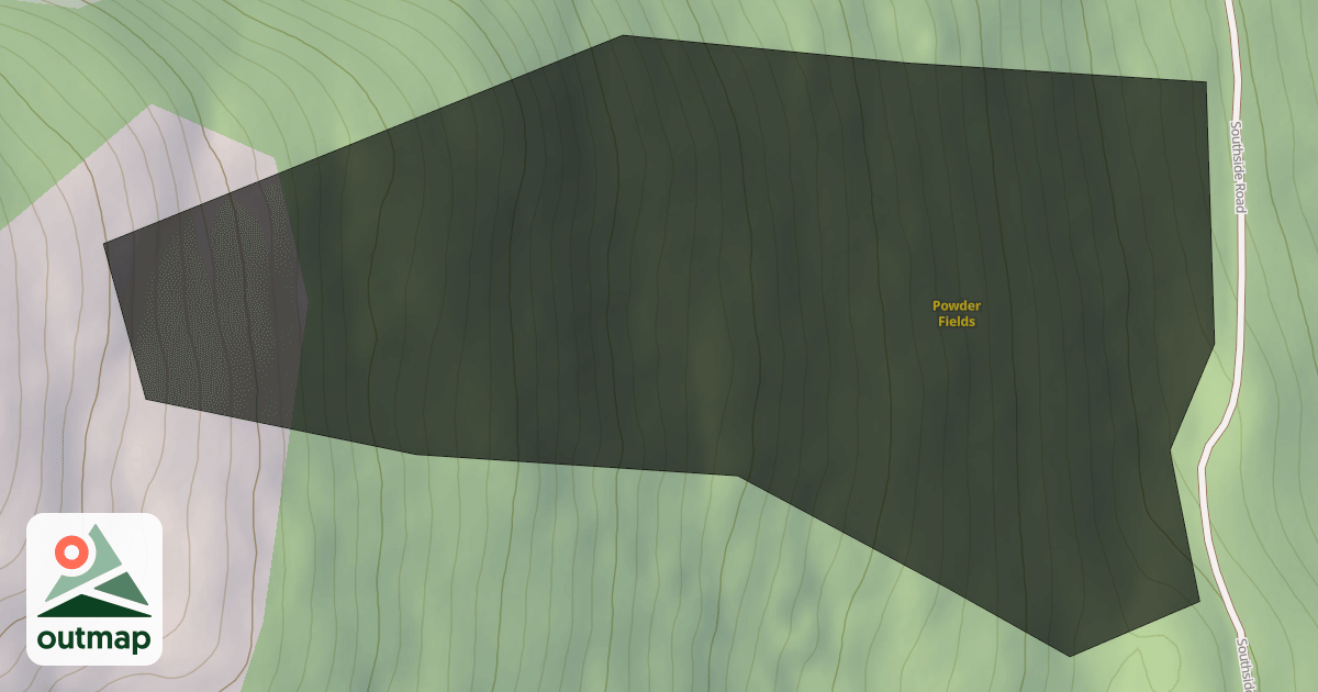 Map of Powder Fields