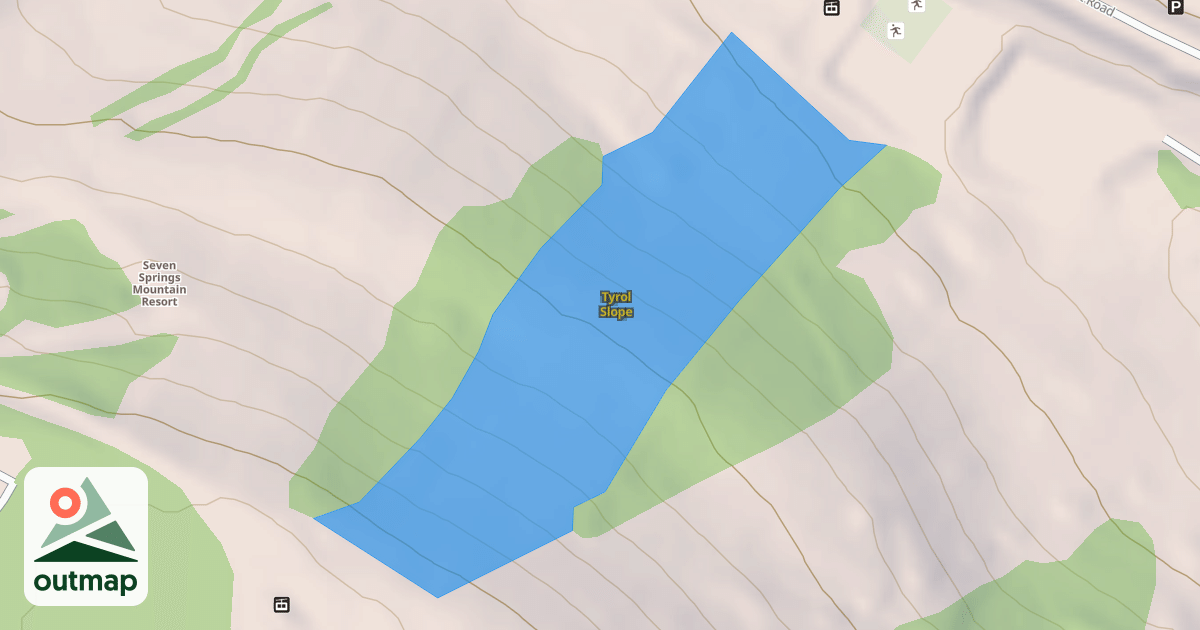 Map of Tyrol Slope