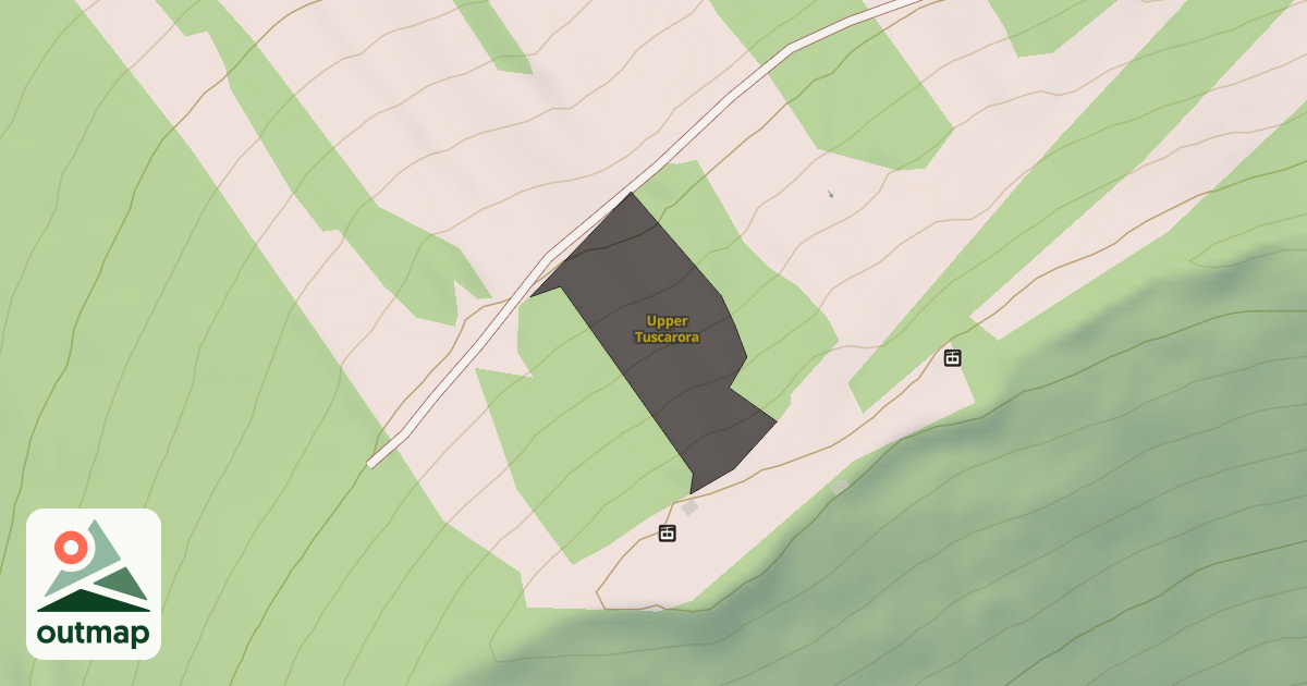 Map of Upper Tuscarora