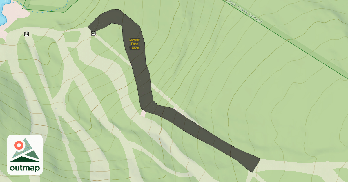 Map of Lower Fast Track
