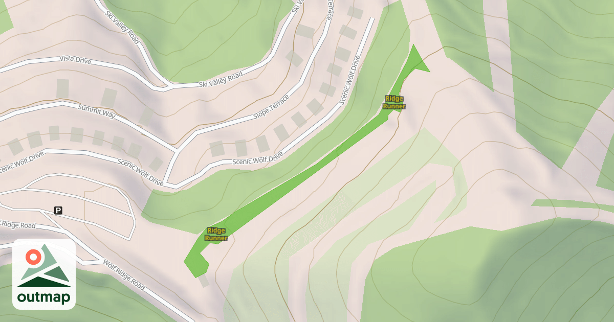 Map of Ridge Runner