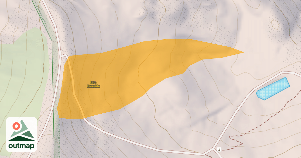 Map of Lac - Freeride