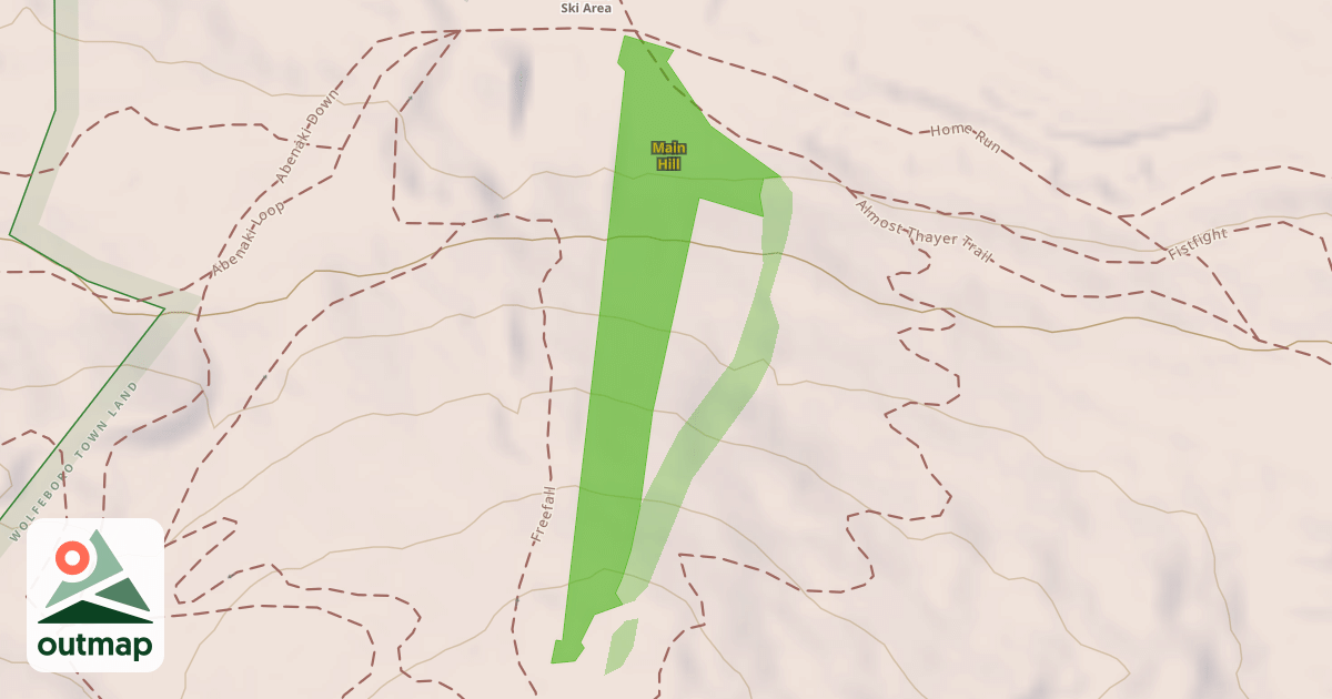Map of Main Hill