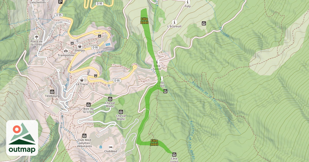 Map of Côte Soleil