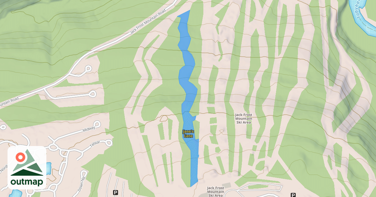 Map of Jane's Lane