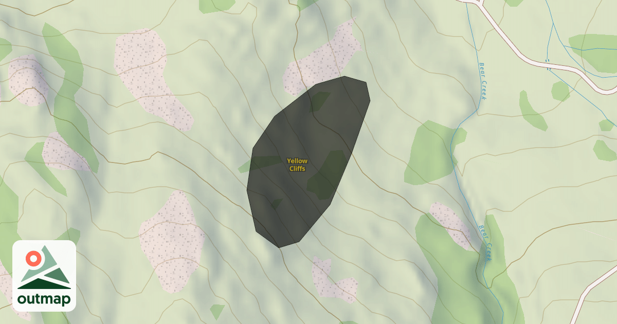 Map of Yellow Cliffs