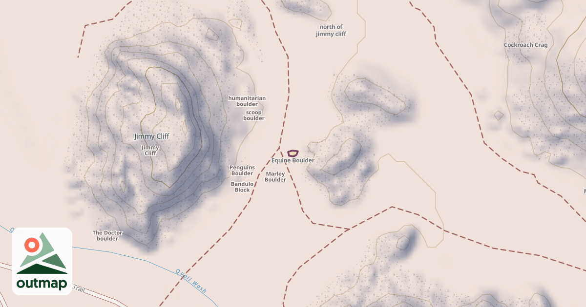 Map of Equine Boulder