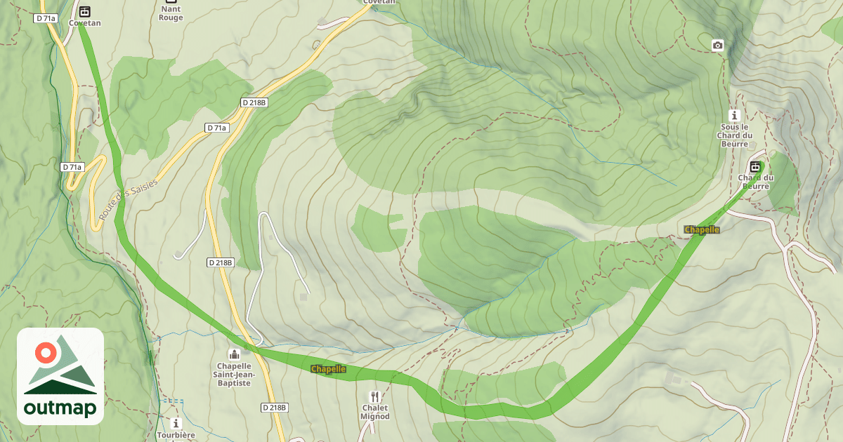 Map of Chapelle