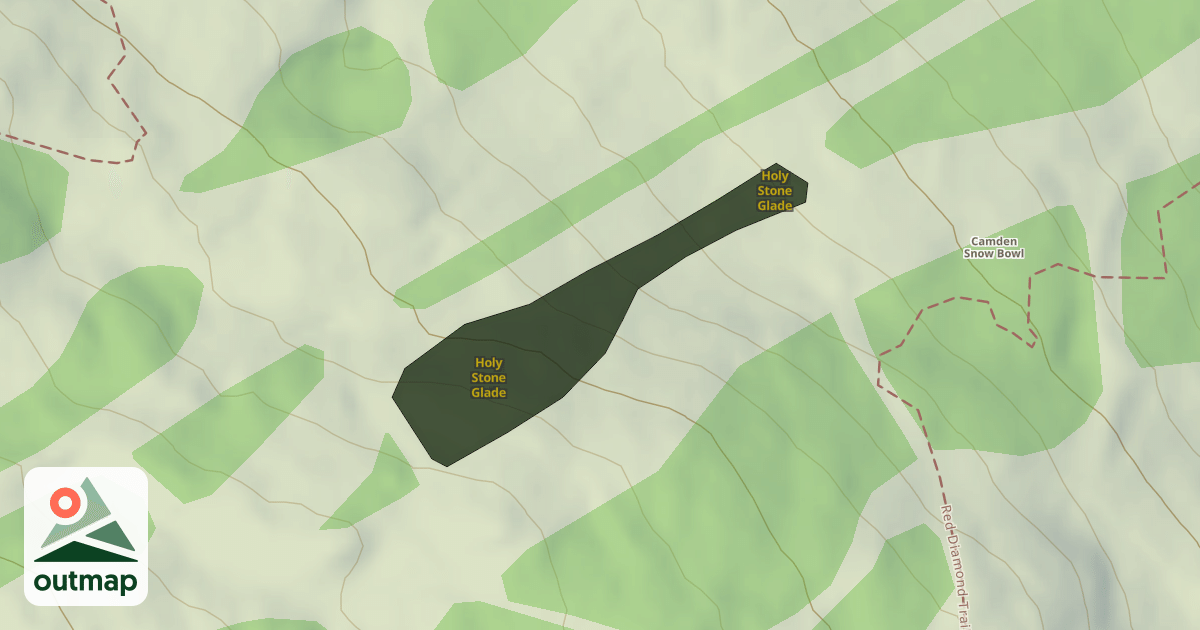 Map of Holy Stone Glade