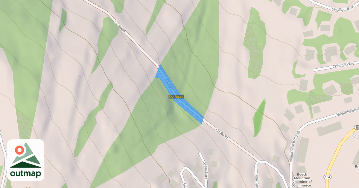 Map of Oz Road