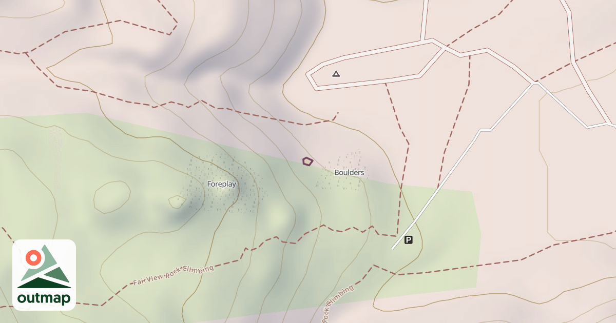 Map of Camp Boulder