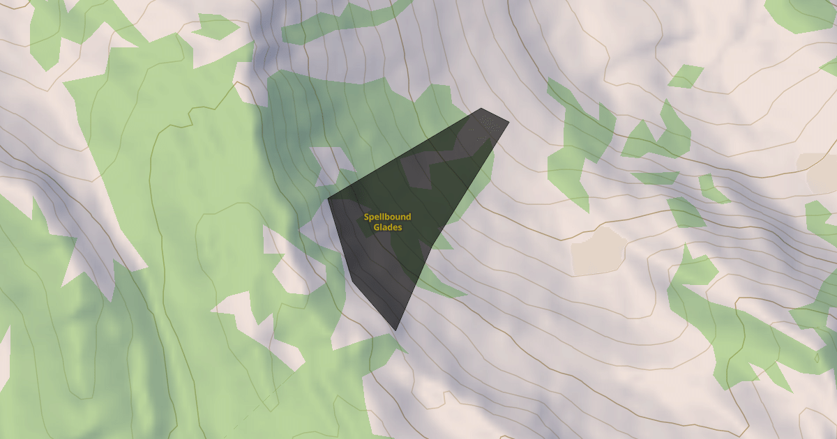 Map preview of Spellbound Glades