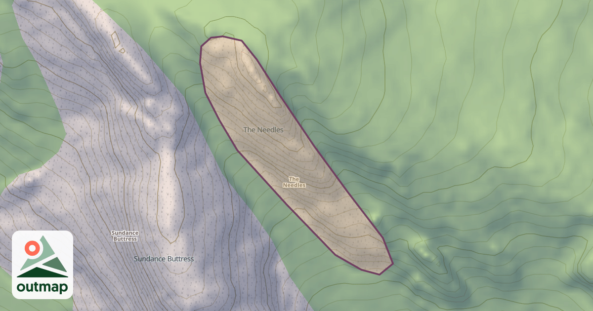 Map of The Needles