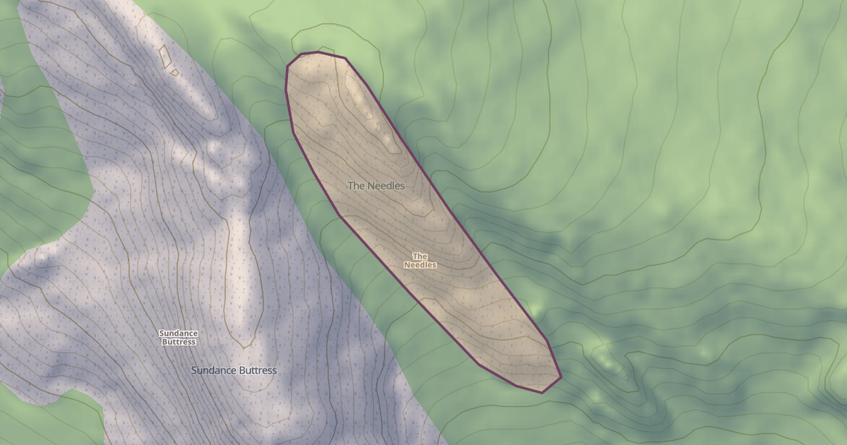 Map preview of The Needles