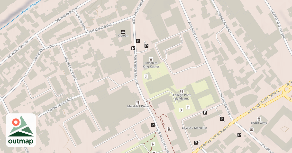 Map of Climbing Site