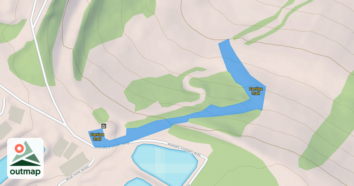 Map of Cortina Trail