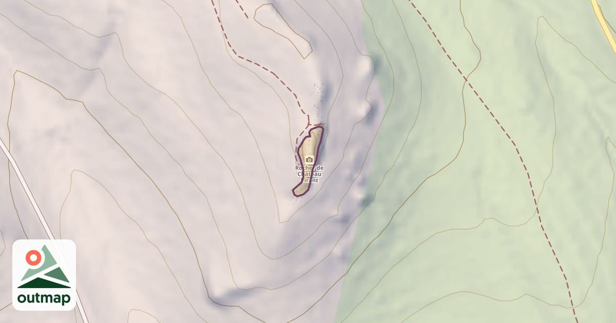 Map of Climbing Crag
