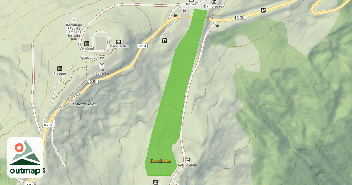 Map of Demoiselles