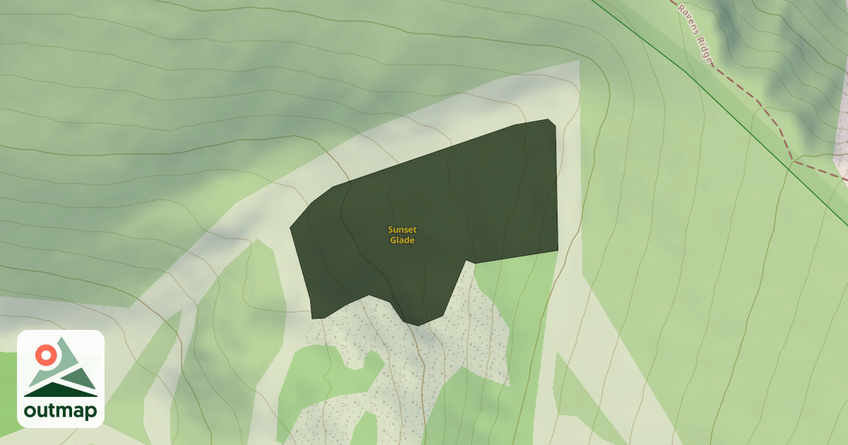 Map of Sunset Glade