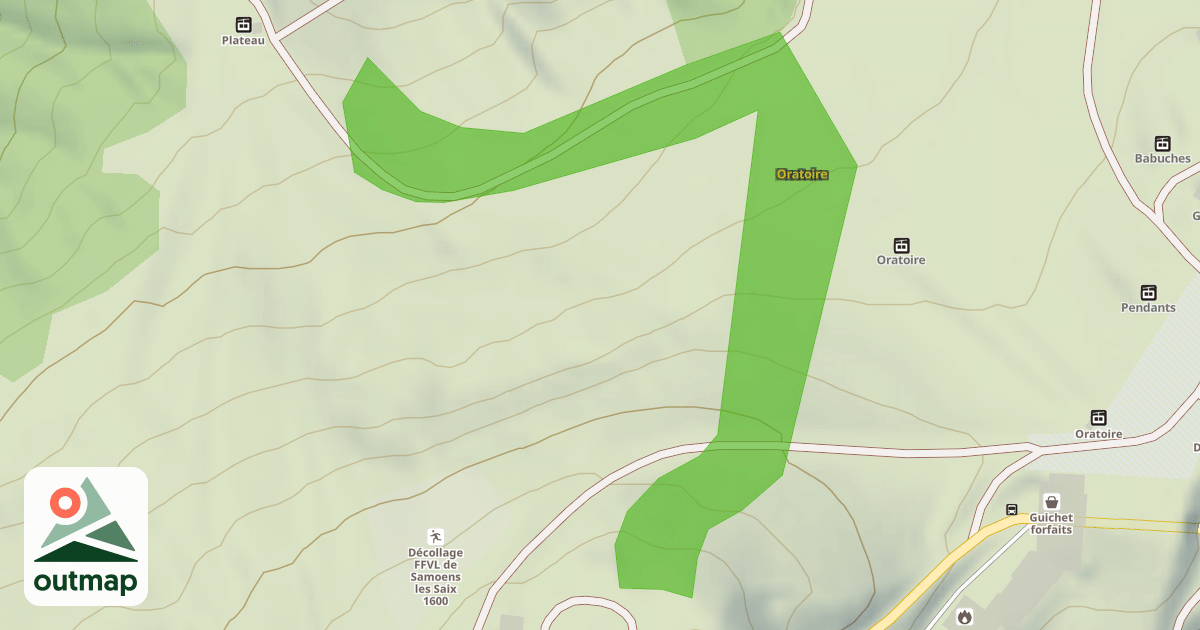 Map of Oratoire
