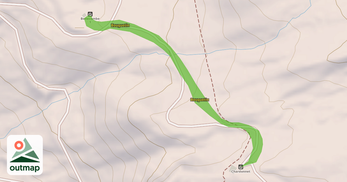 Map of Bouquetin