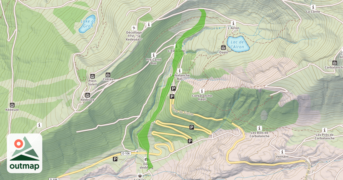 Map of Marmottes