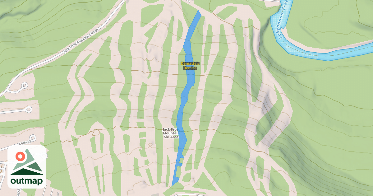 Map of Dematte's Demise
