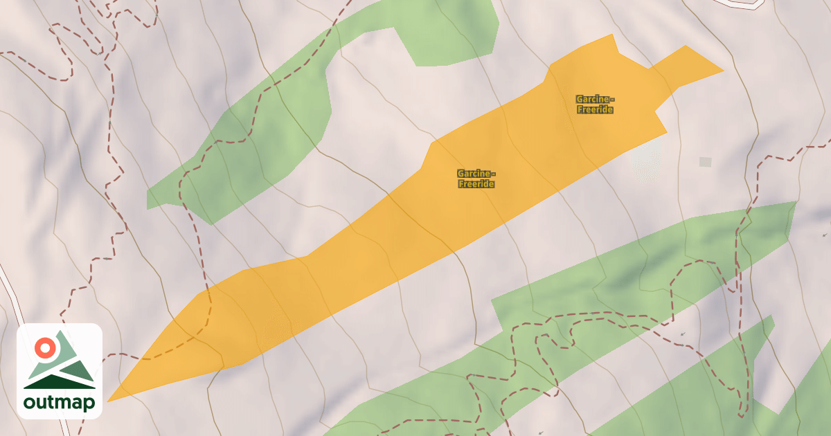 Map of Garcine - Freeride