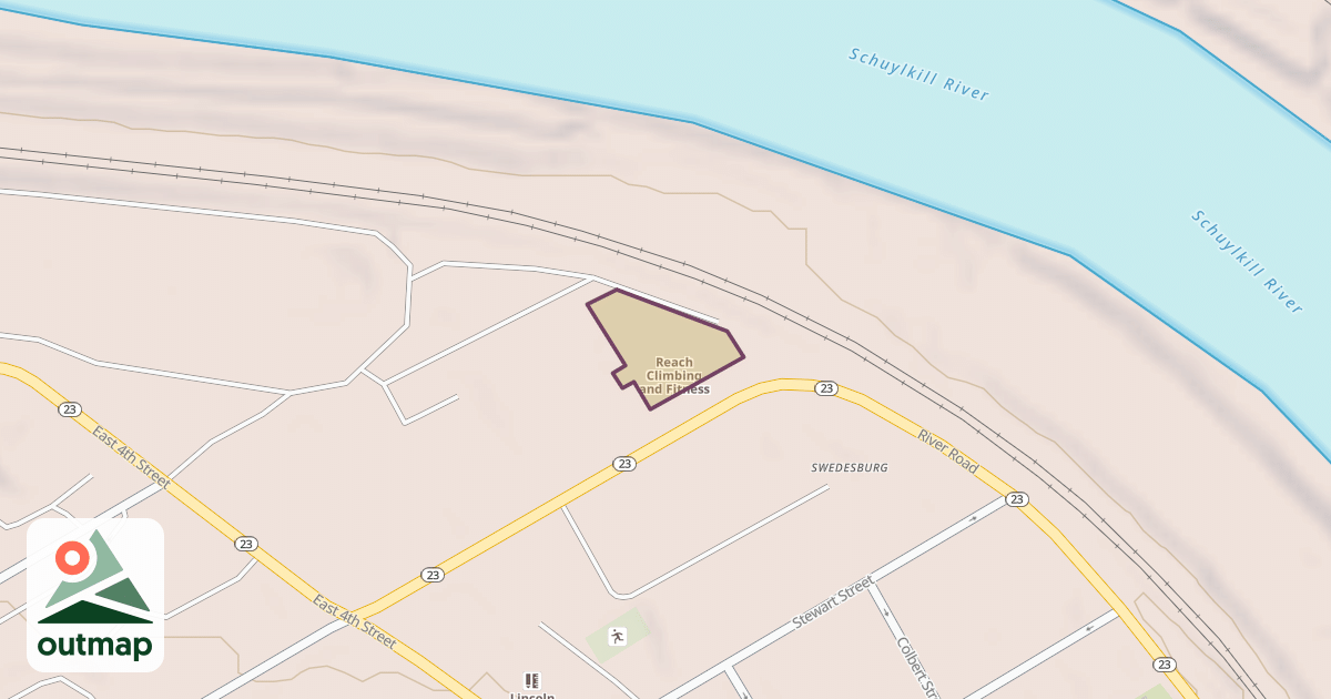 Map of Reach Climbing and Fitness