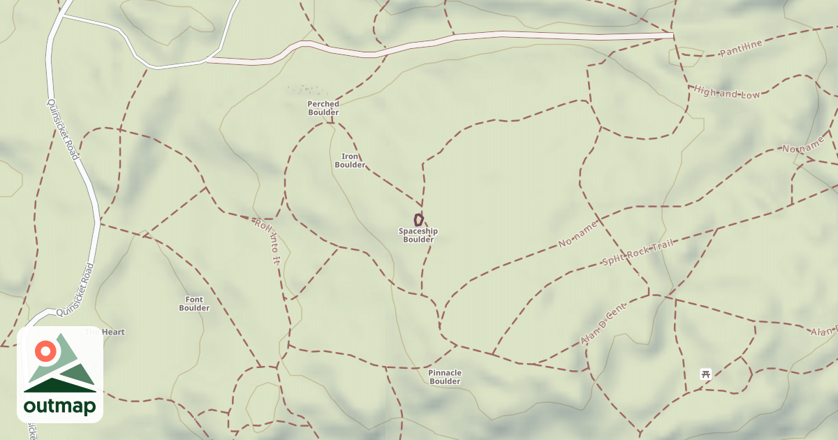 Map of Spaceship Boulder