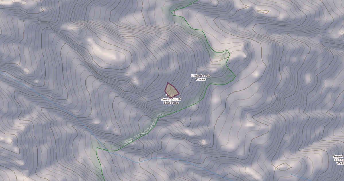 Map preview of Sheep Tower South East Face