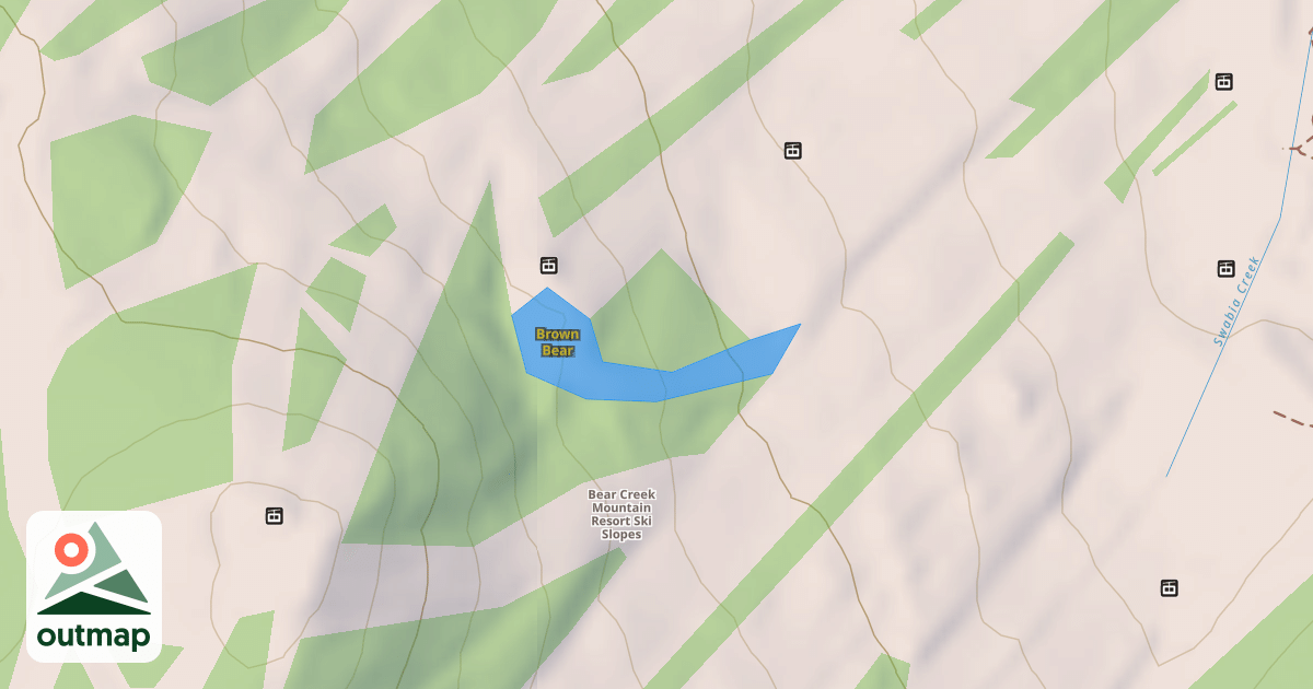 Map of Brown Bear