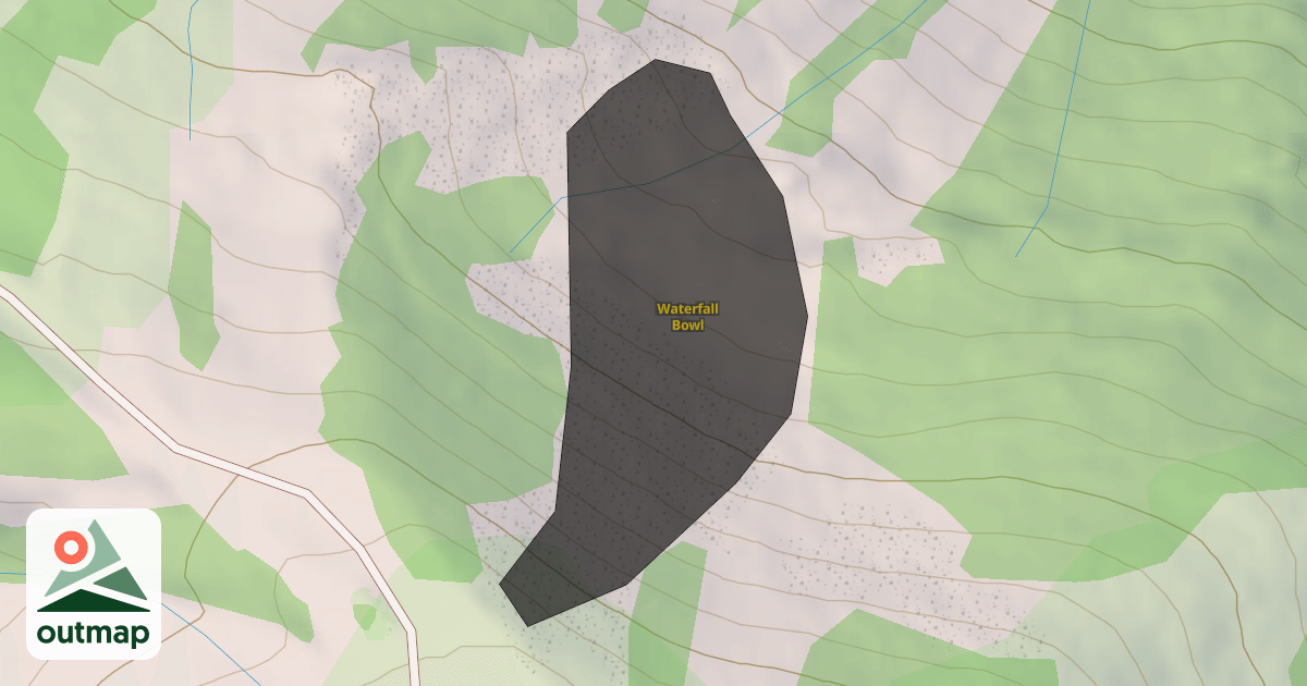 Map of Waterfall Bowl