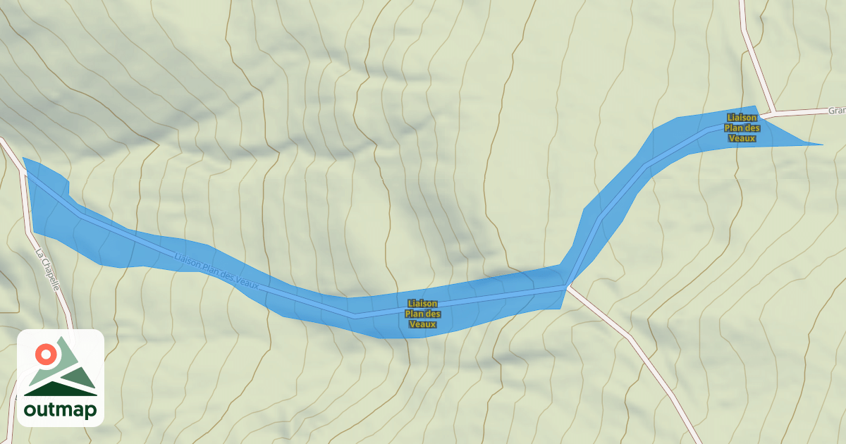 Map of Liaison Plan des Veaux