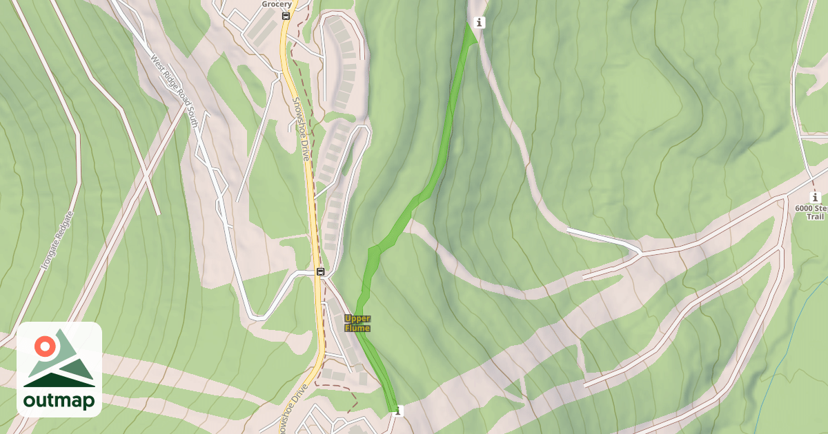 Map of Upper Flume