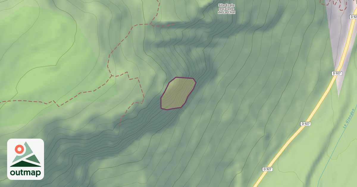 Map of Climbing Wall