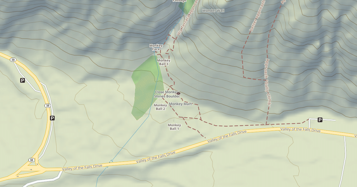 Map preview of Monkey3 Boulder