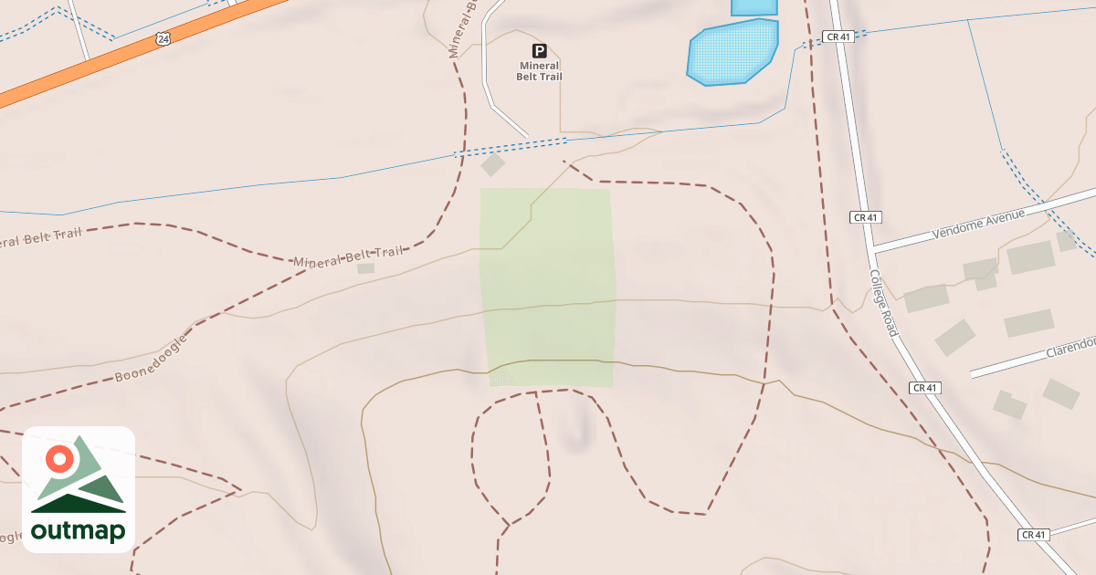 Map of Dutch Henry Tubing Hill