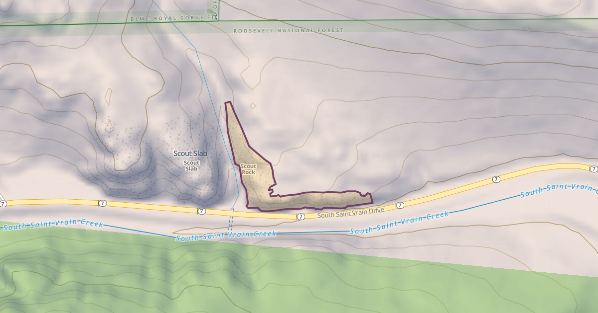 Map preview of Scout Rock