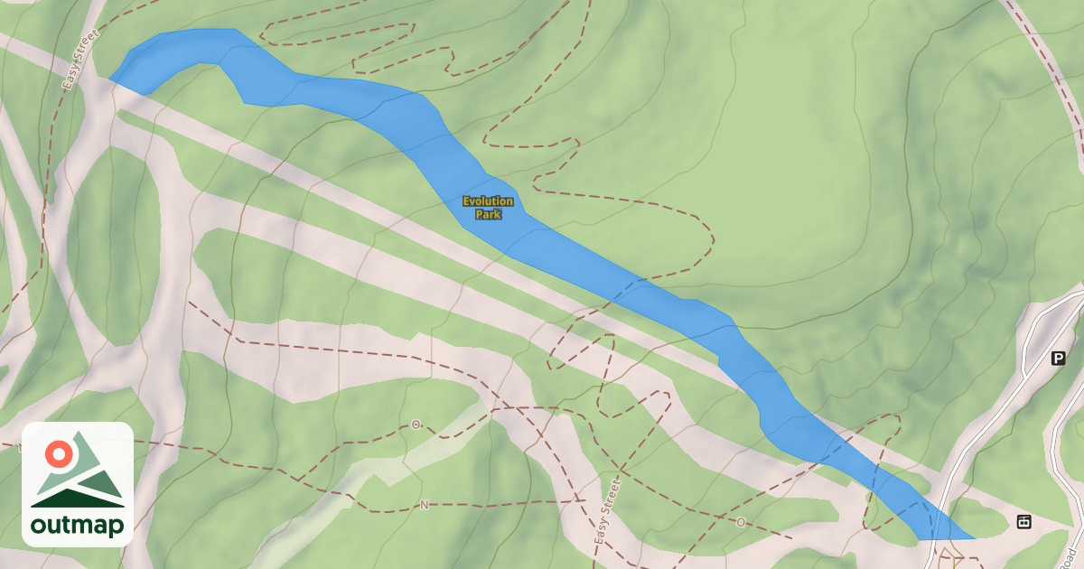 Map of Evolution Park