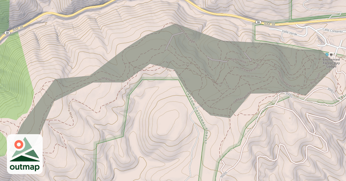 Map of Enchanted Forest